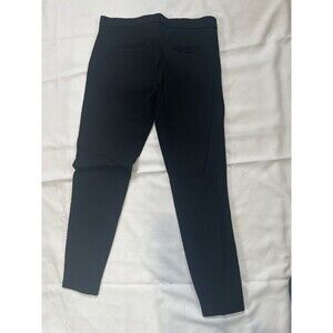 Womens Dalia Black Textured Leggings Size 8